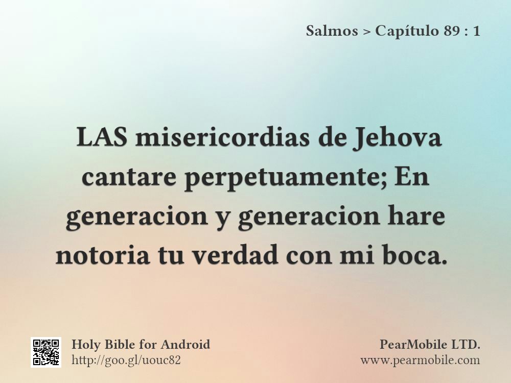 Salmos, Capítulo 89:1
